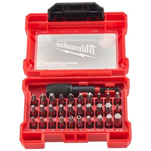 MILWAUKEE SHOCKWAVE IMPACT DUTY - 31 PC MIXED SCREWDRIVER BIT SET