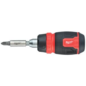MILWAUKEE 8 IN 1 COMPACT RATCHETING MULTI-BIT SCREWDRIVER