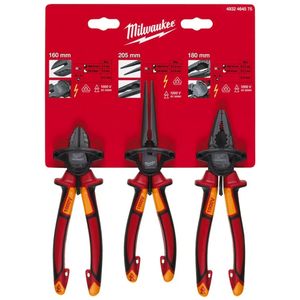 MILWAUKEE  ELECTRICIAN PLIERS - 3 PCS SET