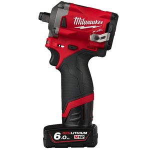 MILWAUKEE M12 FUEL SUB COMPACT 1/2 INCH IMPACT WRENCH KIT - M12FIWF12-622X