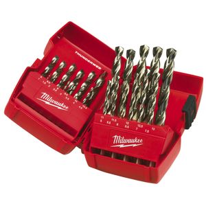 MILWAUKEE THUNDERWEB - GROUND METAL DRILL BITS 25 PCS SET - HSS DIN338