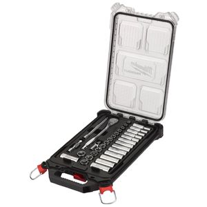 MILWAUKEE 3/8 RATCHET AND SOCKET PACKOUT SET - 32 PC