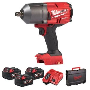 MILWAUKEE M18 FUEL 1/2 INCH HIGH TORQUE IMPACT WRENCH WITH FRICTION RING KIT - M18FHIWF12-503X