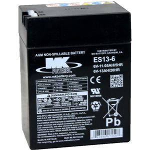 ES13-6 Westco AGM Motorcycle Battery 6V 13 Ah