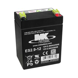 ES2.9-12 MK Sealed AGM VRLA Battery 12V 2.9Ah