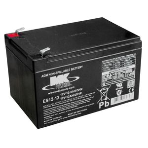 ES12-12 MK AGM 12V Mobility VRLA Battery 12V 12Ah