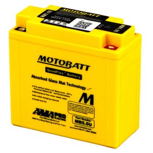 MB5.5U MOTOBATT Quadflex AGM Bike Battery 12V 7Ah