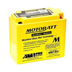 MB18U MOTOBATT Quadflex AGM Bike Battery 12V 22.5Ah