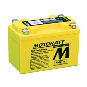 MBTZ14S MOTOBATT Quadflex AGM Bike Battery 12V 11Ah