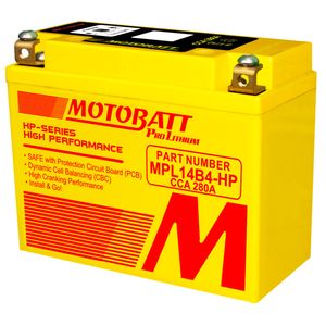 MPL14B4-HP MOTOBATT Lithium Bike Battery