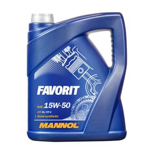 Mannol 7510 Favorit 15W-50 Engine Oil 5L