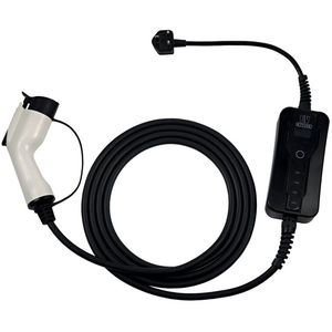 NAPA Single-Phase EV 13A Charging Cable with Controller T1 Female - UK PLUG (NEC104)