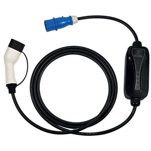 NAPA Single-Phase EV 32A Charging Cable with Controller T2 Female - COMMANDO PLUG (NEC108)