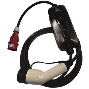 NAPA 3-Phase EV 32A Charging Cable with Controller T2 Female - RED COMMANDO PLUG (NEC112)