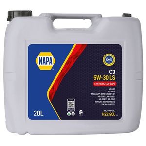 NAPA C3 5W-30 LS Fully Synthetic Low SAPS Engine Oil 20L - N22320L N223