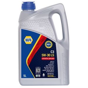 NAPA C3 5W-30 LS Fully Synthetic Low SAPS Engine Oil 5L - N2235L N223