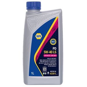 NAPA PD 5W-40 LS Fully Synthetic Low SAPS Engine Oil 1L - N2261L N226