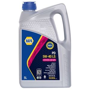 NAPA PD 5W-40 LS Fully Synthetic Low SAPS Engine Oil 5L - N2265L