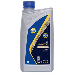 NAPA PC 0W-30 ECO LS Fully Synthetic Low SAPS Engine Oil 1L - N2281L N228