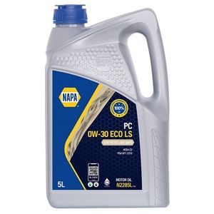 NAPA PC 0W-30 ECO LS Fully Synthetic Low SAPS Engine Oil 5L - N2285L