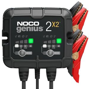 NOCO GENIUS2X2 6V/12V 2A 2-Bank Battery Charger