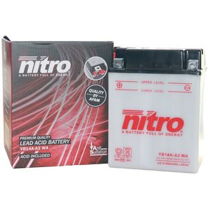 YB14A-A2 Nitro Motorcycle Battery YB14A-A2 WA