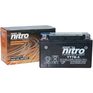 YT7B-4 Nitro Motorcycle Battery