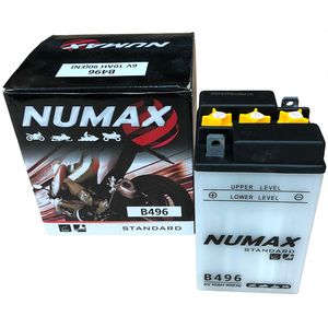 B49-6 Numax Motorcycle Battery 6V 10Ah