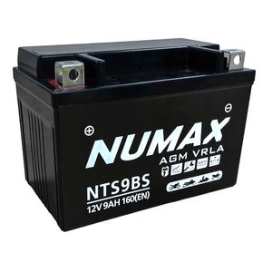 NTS9BS Numax AGM Motorbike Battery