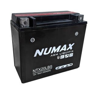 NTX20L-BS Numax Motorbike Battery