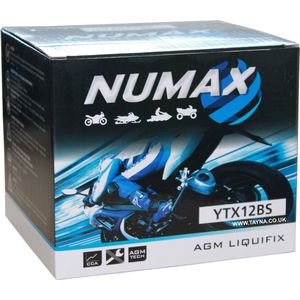 YTX12-BS Numax Motorbike Battery