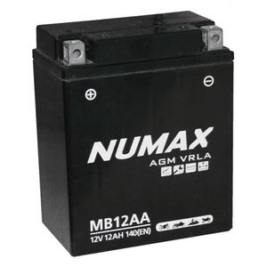 YB12A-A Gel Numax Motorcycle Battery 12V 12Ah AGM YB12AA MB12AA