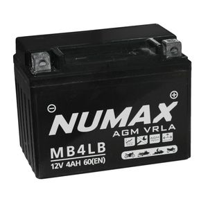 YB4L-B GEL Numax Motorcycle Battery 12V 4Ah YB4LB MB4LB