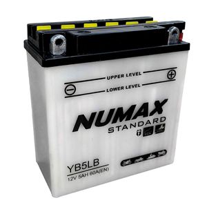 YB5L-B Numax Motorcycle Battery 12V 5Ah YB5LB