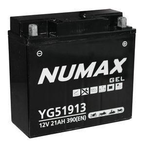 YG51913 Gel Numax Motorcycle Battery 12V 21Ah YG51913