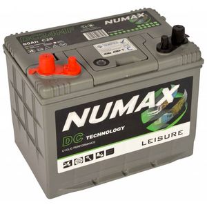 DC24MF Numax Leisure Battery 12V 80Ah