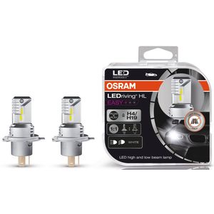 H4/H19 (OFF ROAD) OSRAM LEDriving HL EASY Headlight Bulb 64193DWESY-HCB, P43T / PU43T-3 - Pack of 2