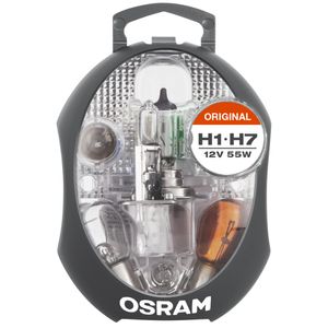 H1/H7 (448/477/499) OSRAM Original Bulbs & Fuses Minibox Kit - CLKH1H7