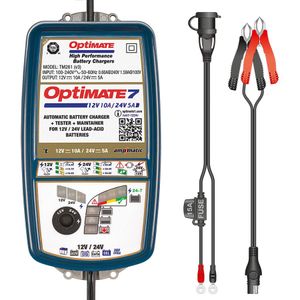 Optimate 7 12/24V 10A/5A Battery Charger & Optimiser TM-262