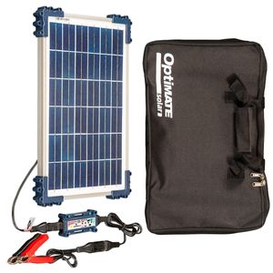 Optimate Solar Duo 10W 0.8A Charger/Optimiser Travel Kit