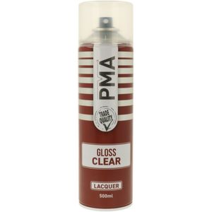 PMA GLOSS Clear Lacquer Aerosol Spray 500ml - PCPA1014