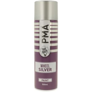 PMA GLOSS Wheel Silver Spray Paint Aerosol 500ml - PCPA1027