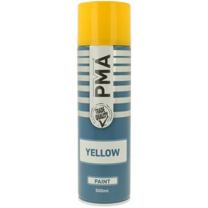 PMA GLOSS Yellow Spray Paint Aerosol 500ml - PCPA1010
