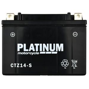 CTZ14-S PLATINUM AGM Motorcycle Battery