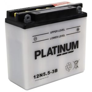 12N5.5-3B PLATINUM Motorcycle Battery 