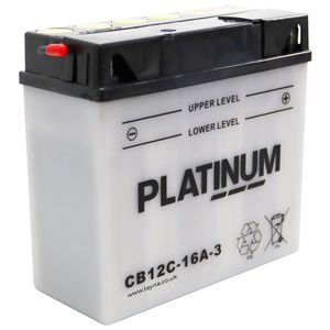 CB12C-16A-3 PLATINUM Motorcycle Battery 