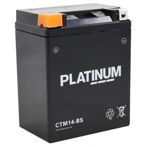 CTM14-BS PLATINUM AGM Motorcycle Battery