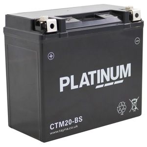 CTM20-BS PLATINUM AGM Motorcycle Battery