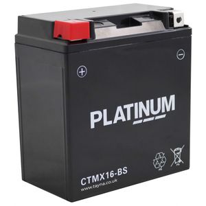 CTMX16-BS PLATINUM AGM Motorcycle Battery
