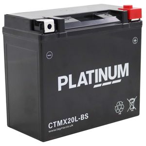 CTMX20L-BS PLATINUM AGM Motorcycle Battery